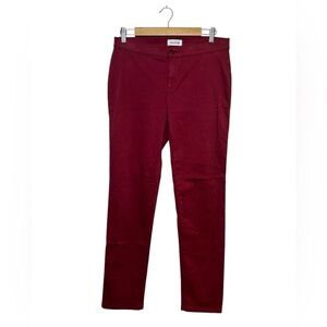Lila Ryan | Women’s Trousers | Deep Red Dress Pants | Stretch | Size 8